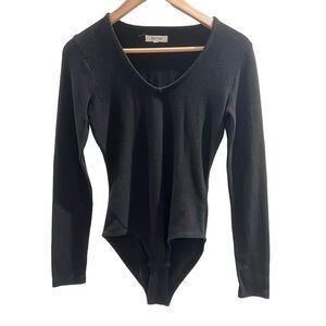 Madewell V-neck Full Coverage Bodysuit